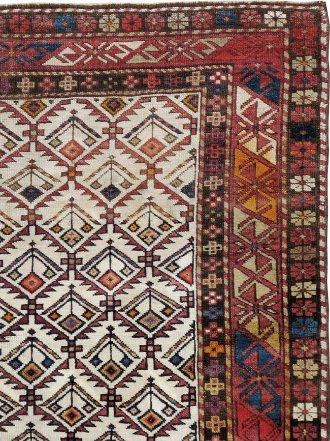 Antique Caucasian Shirvan Rug, No.13718 - Galerie Shabab