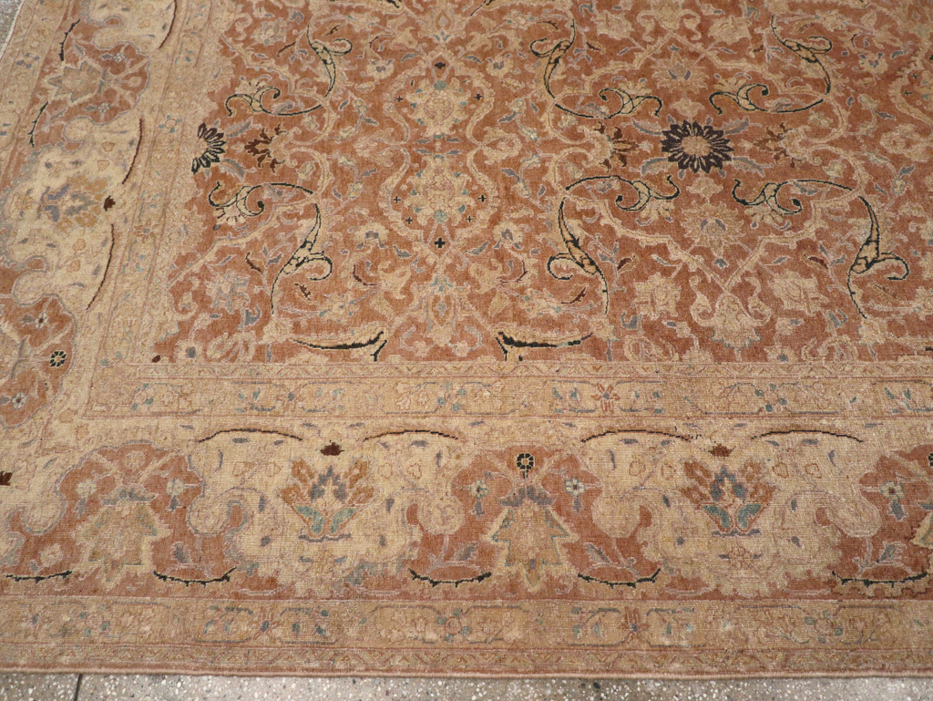 Antique Persian Tabriz Carpet, No.13724 - Galerie Shabab