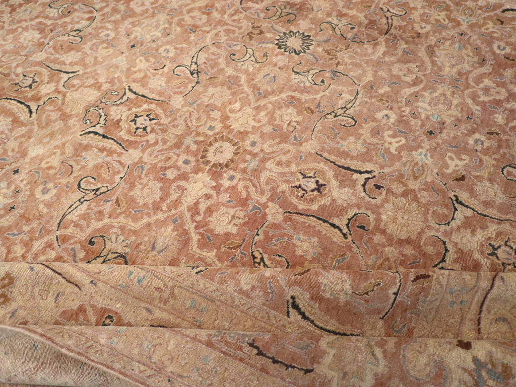 Antique Persian Tabriz Carpet, No.13724 - Galerie Shabab