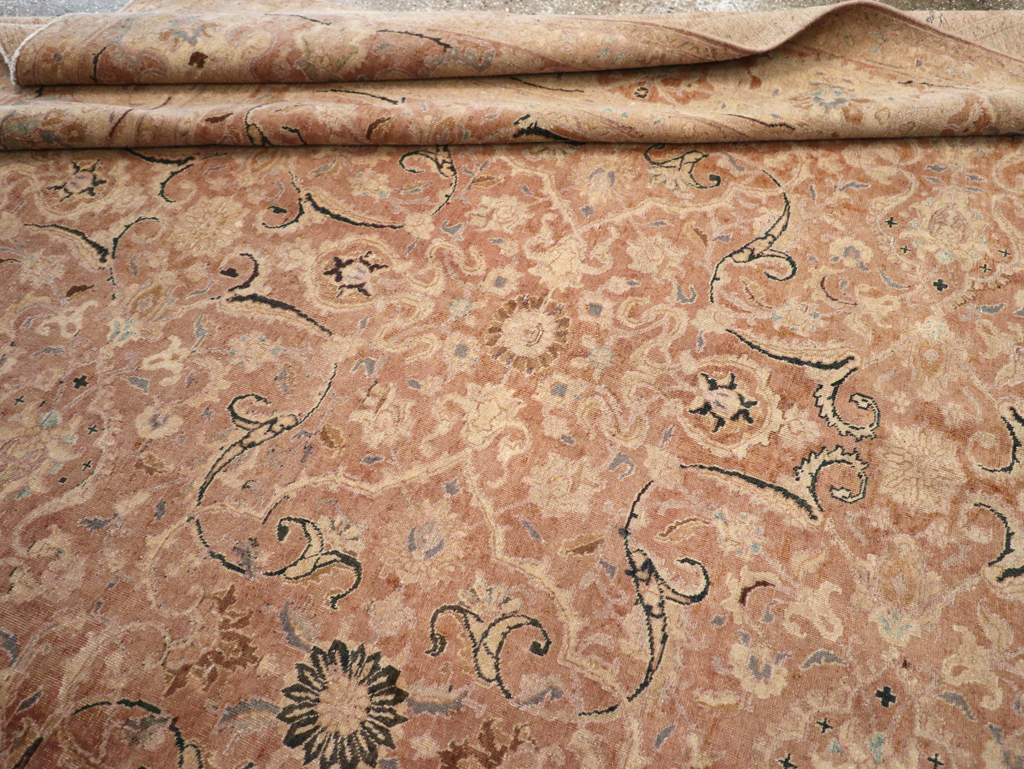 Antique Persian Tabriz Carpet, No.13724 - Galerie Shabab