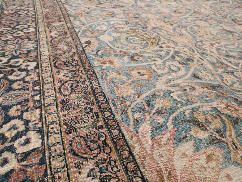 Antique Persian Mashad Carpet, No.13726 - Galerie Shabab