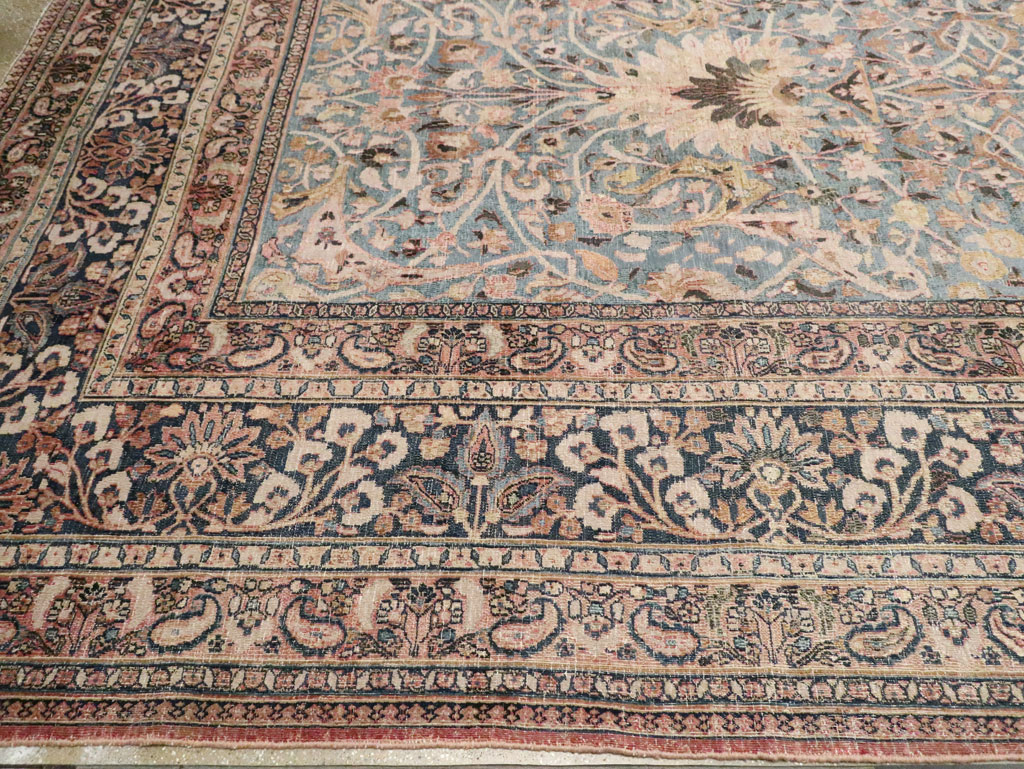 Antique Persian Mashad Carpet, No.13726 - Galerie Shabab