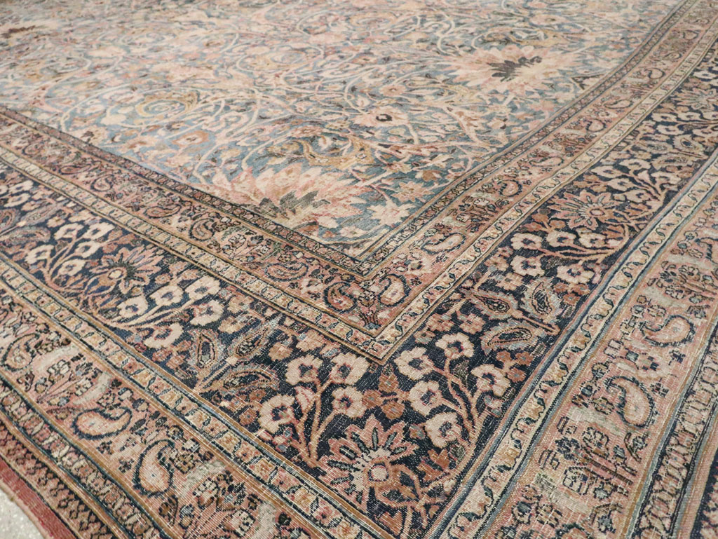 Antique Persian Mashad Carpet, No.13726 - Galerie Shabab