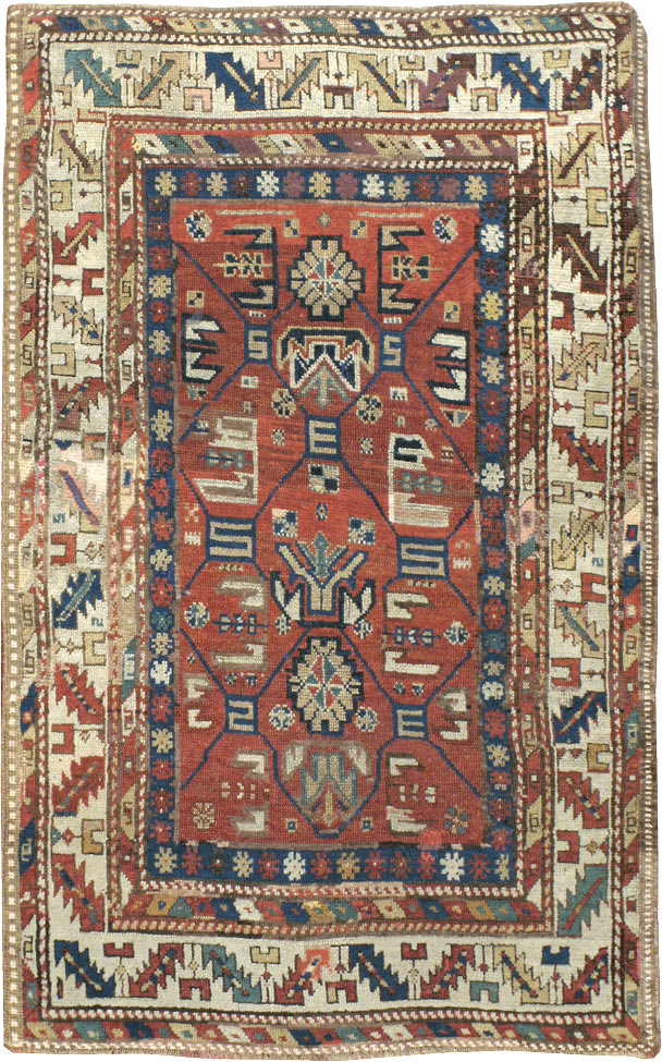 Antique Caucasian Kazak Rug, No.13745 - Galerie Shabab