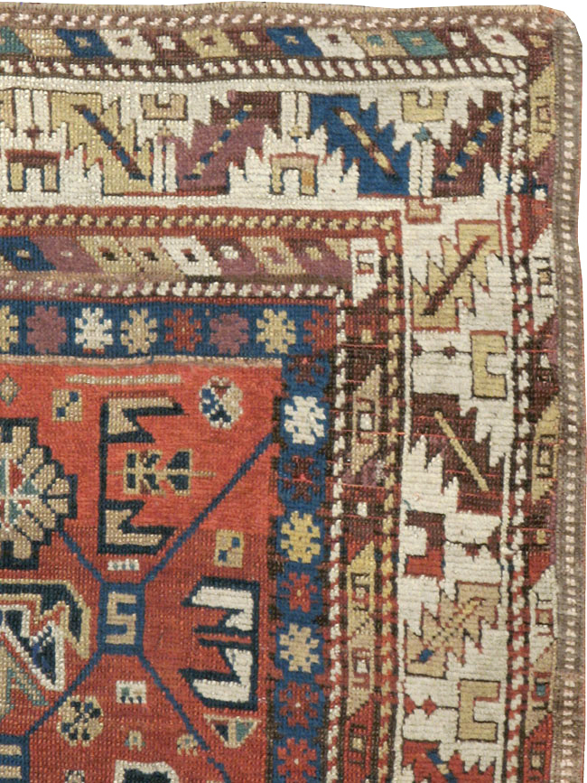Antique Caucasian Kazak Rug, No.13745 - Galerie Shabab
