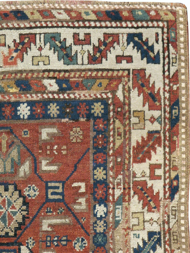 Antique Caucasian Kazak Rug, No.13745 - Galerie Shabab
