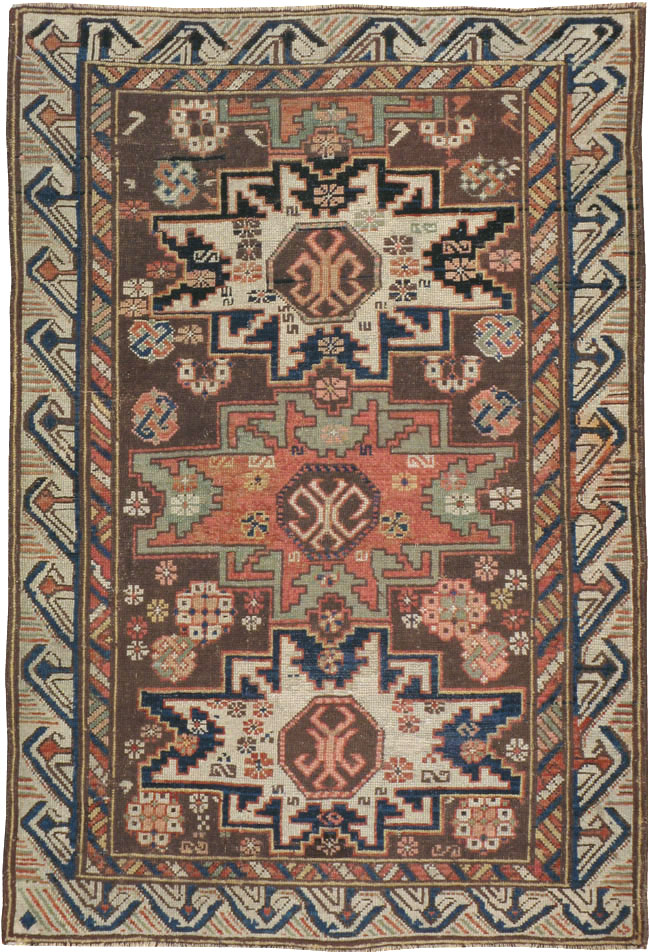 Antique  Caucasian Zeychur Kuba Rug, No.13762 - Galerie Shabab