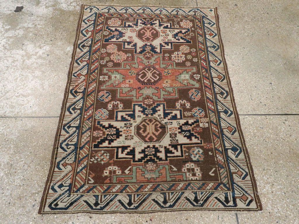 Antique  Caucasian Zeychur Kuba Rug, No.13762 - Galerie Shabab