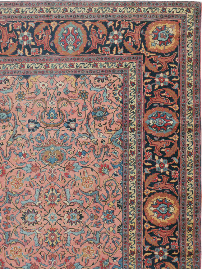 Antique Persian Tabriz Carpet, No.13788 - Galerie Shabab