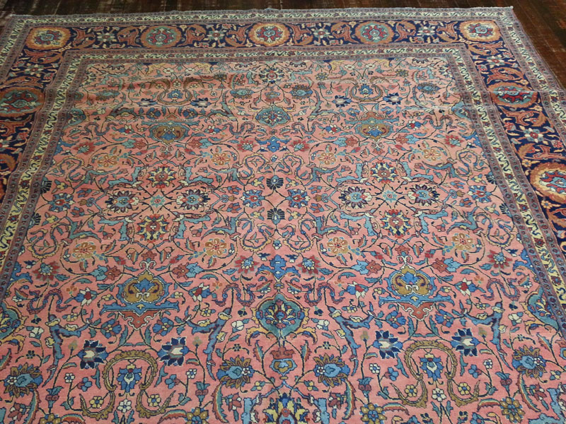 Antique Persian Tabriz Carpet, No.13788 - Galerie Shabab