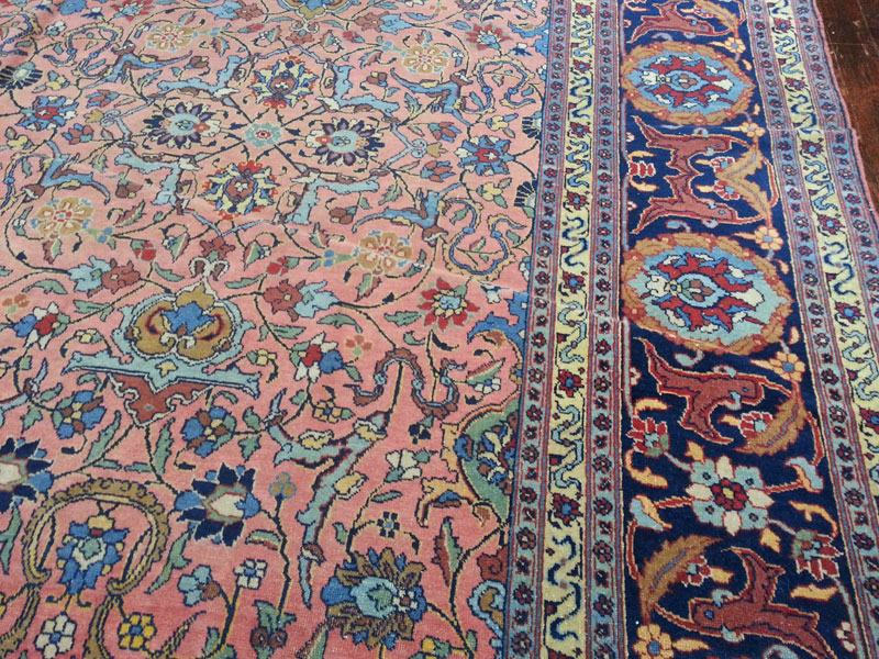Antique Persian Tabriz Carpet, No.13788 - Galerie Shabab