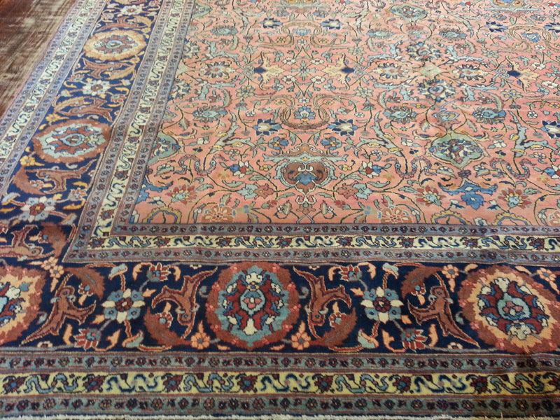 Antique Persian Tabriz Carpet, No.13788 - Galerie Shabab