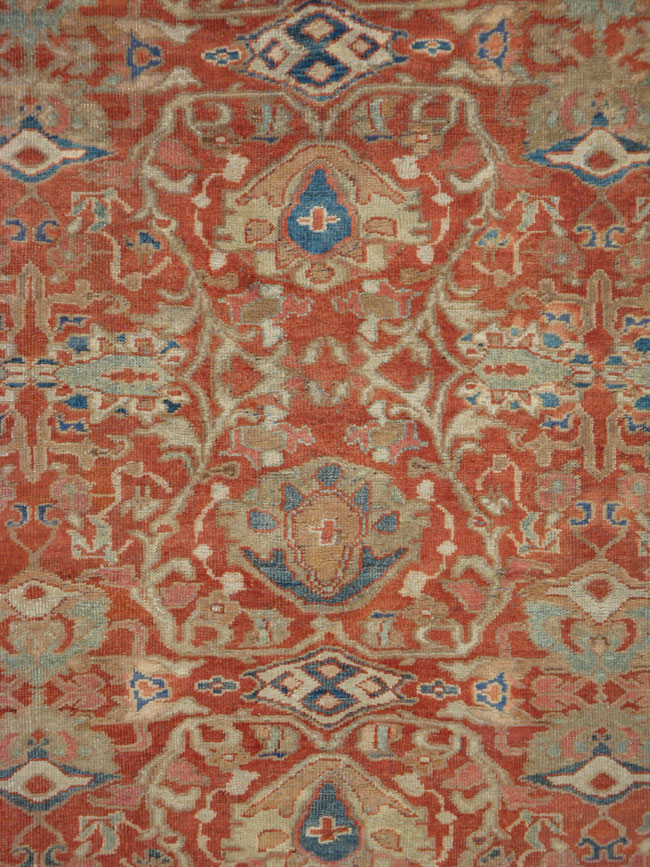 Antique Persian Mahal Carpet, No.13790 - Galerie Shabab