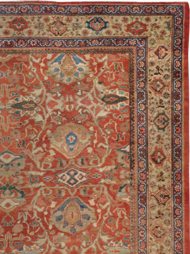 Antique Persian Mahal Carpet, No.13790 - Galerie Shabab