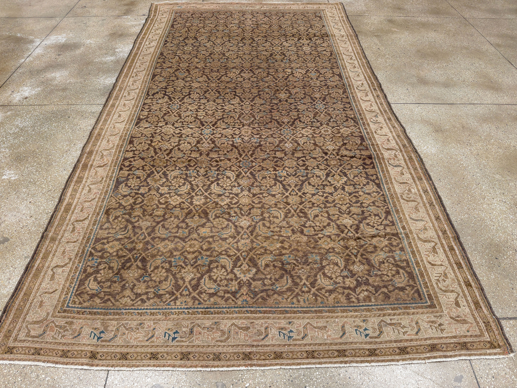 Antique Persian Malayer Gallery Carpet, No.13804 - Galerie Shabab