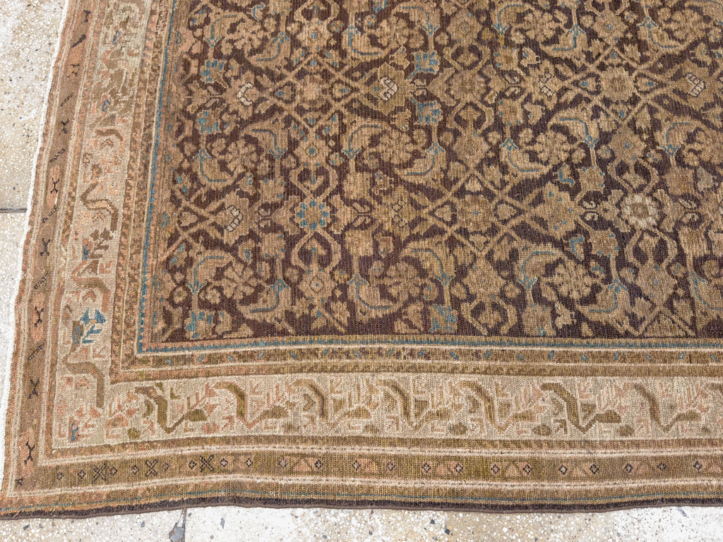 Antique Persian Malayer Gallery Carpet, No.13804 - Galerie Shabab
