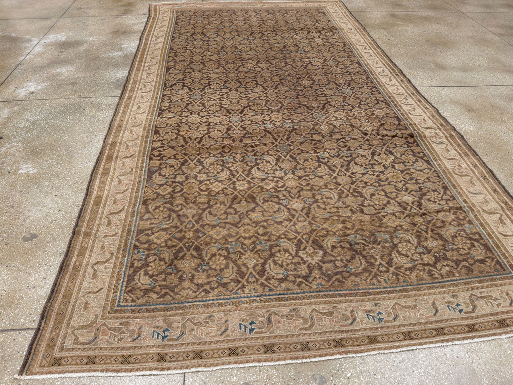 Antique Persian Malayer Gallery Carpet, No.13804 - Galerie Shabab