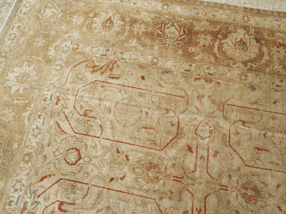 Vintage Persian Tabriz Carpet, No.13806 - Galerie Shabab