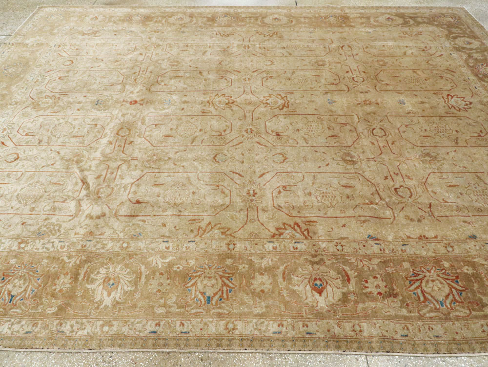 Vintage Persian Tabriz Carpet, No.13806 - Galerie Shabab