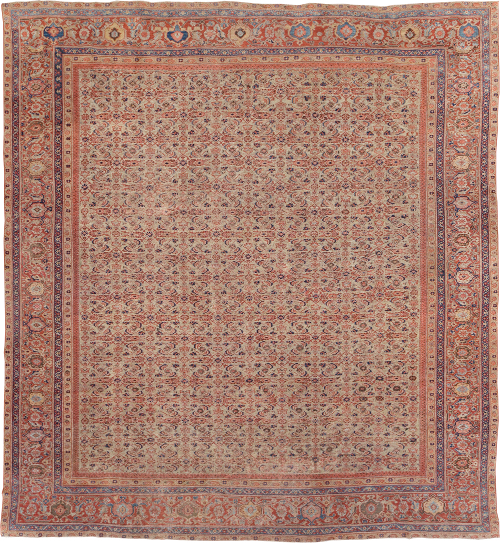 Antique Persian Mahal Room Size Carpet, No.13811 - Galerie Shabab