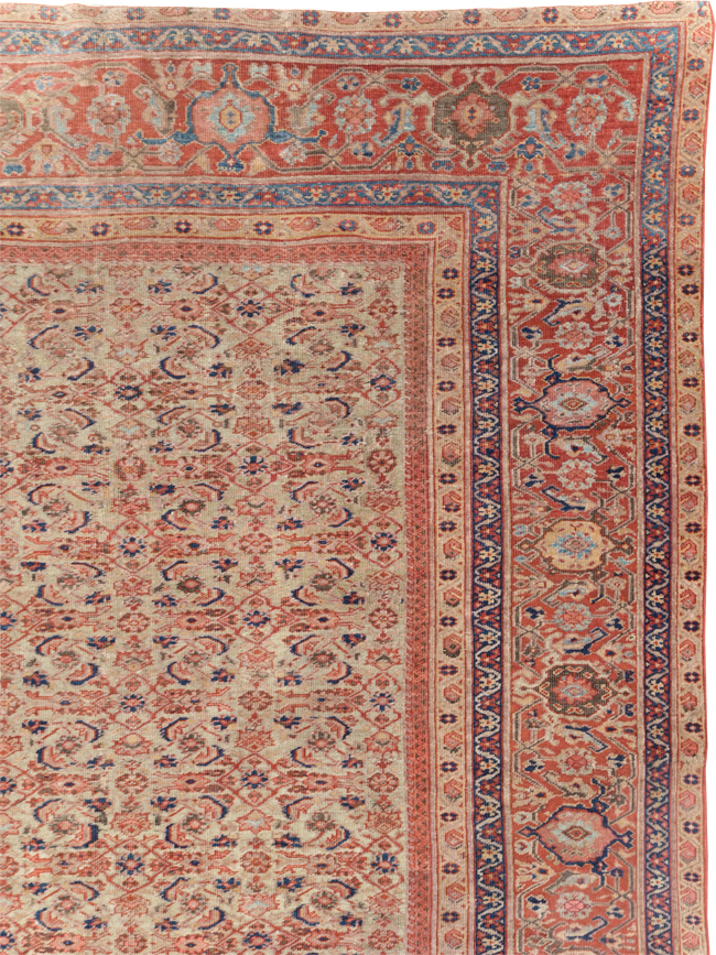 Antique Persian Mahal Room Size Carpet, No.13811 - Galerie Shabab