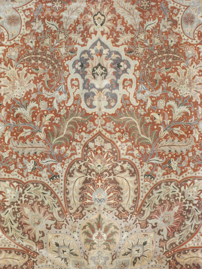 Vintage Persian Tabirz Carpet, No.13815 - Galerie Shabab