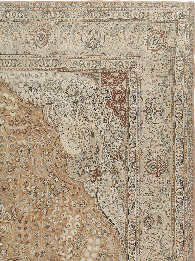 Vintage Tabriz Persian Carpet, No.13818 - Galerie Shabab