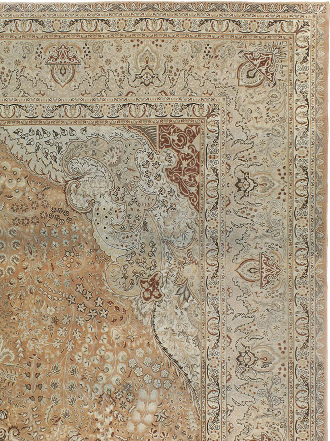 Vintage Tabriz Persian Carpet, No.13818 - Galerie Shabab