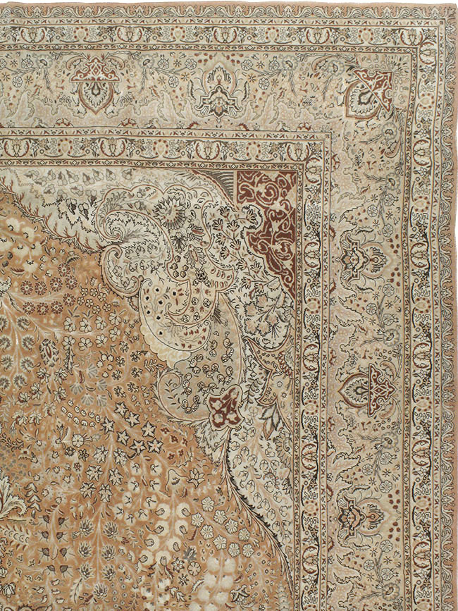Vintage Tabriz Persian Carpet, No.13818 - Galerie Shabab