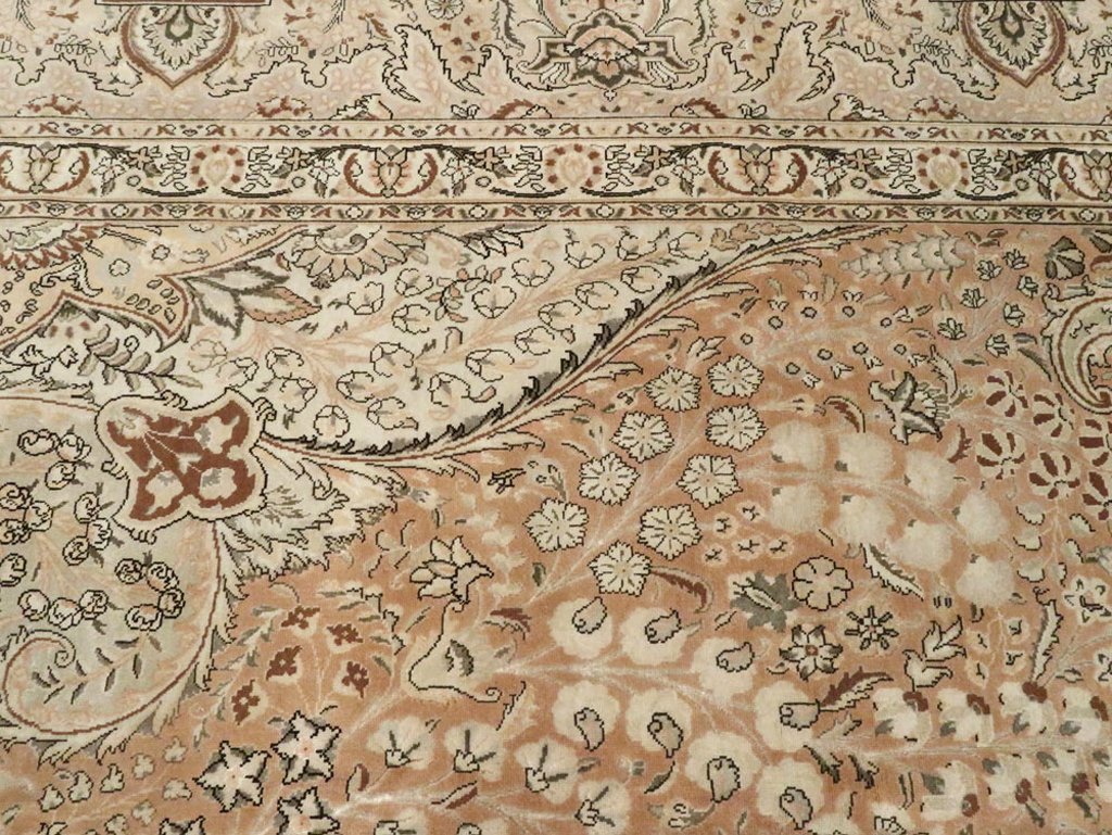 Vintage Tabriz Persian Carpet, No.13818 - Galerie Shabab