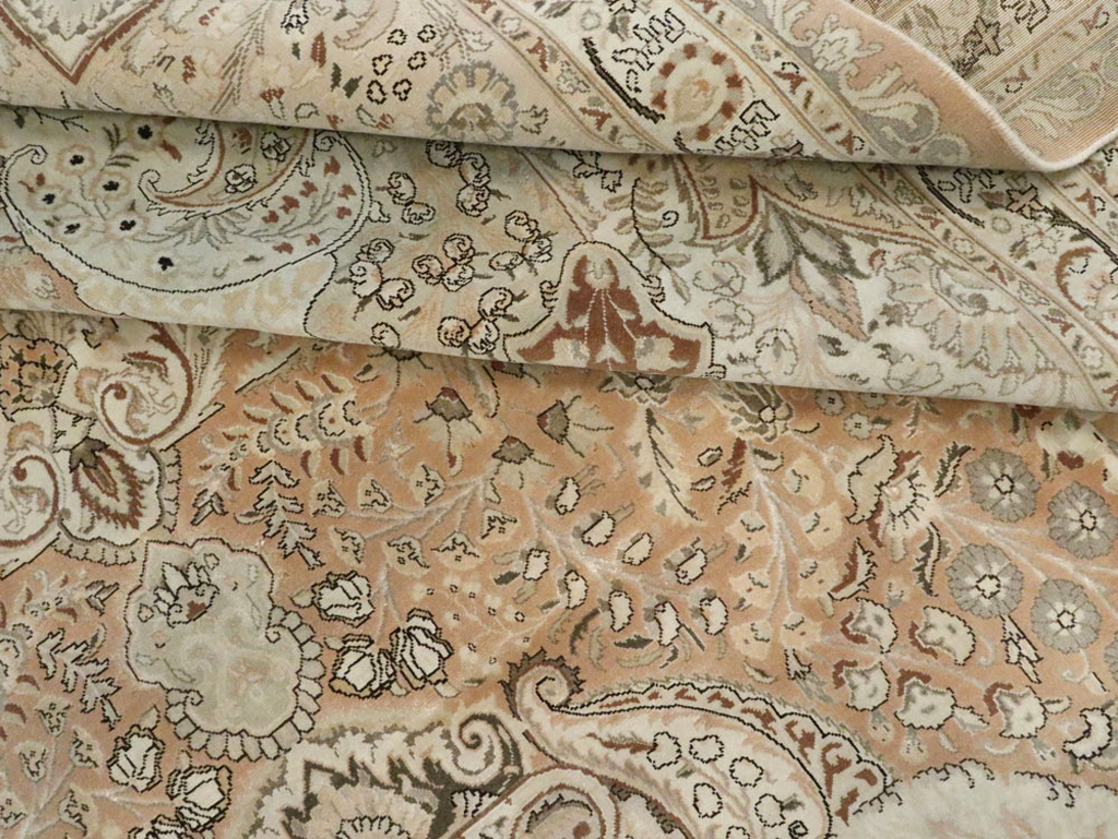 Vintage Tabriz Persian Carpet, No.13818 - Galerie Shabab