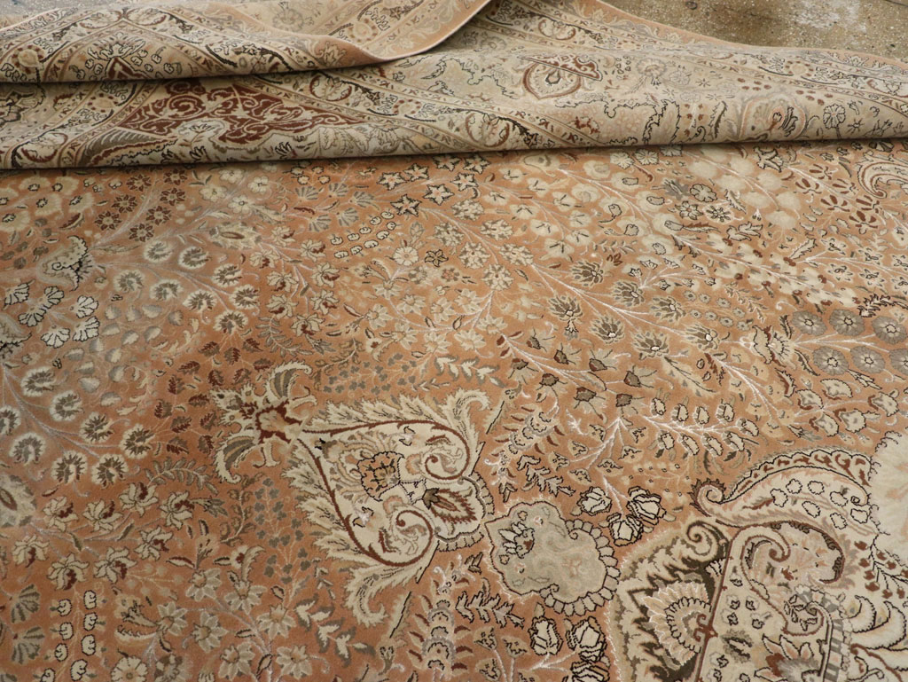Vintage Tabriz Persian Carpet, No.13818 - Galerie Shabab