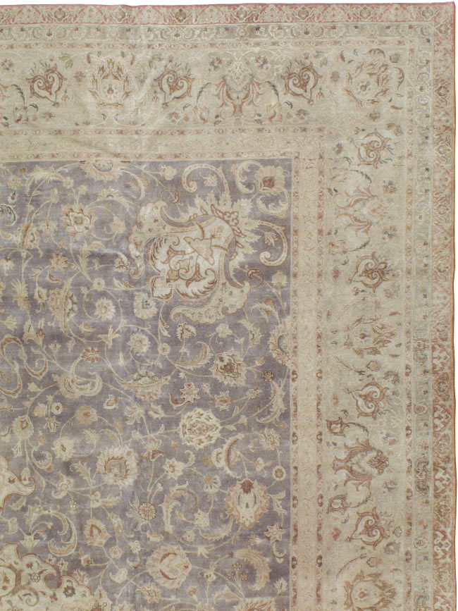 Vintage Persian Tabriz Carpet, No.13819 - Galerie Shabab