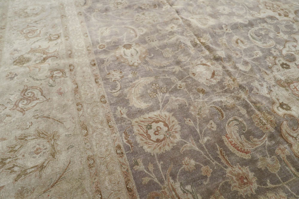 Vintage Persian Tabriz Carpet, No.13819 - Galerie Shabab