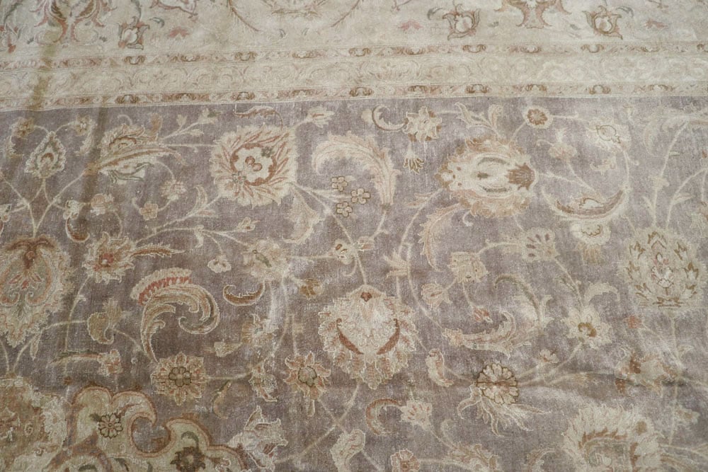 Vintage Persian Tabriz Carpet, No.13819 - Galerie Shabab