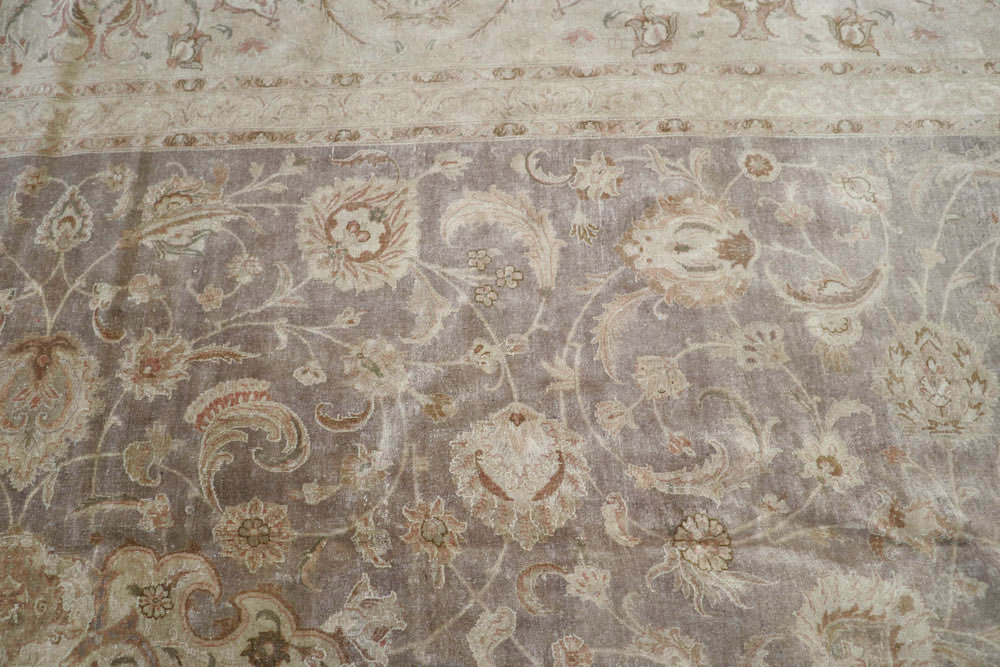 Vintage Persian Tabriz Carpet, No.13819 - Galerie Shabab