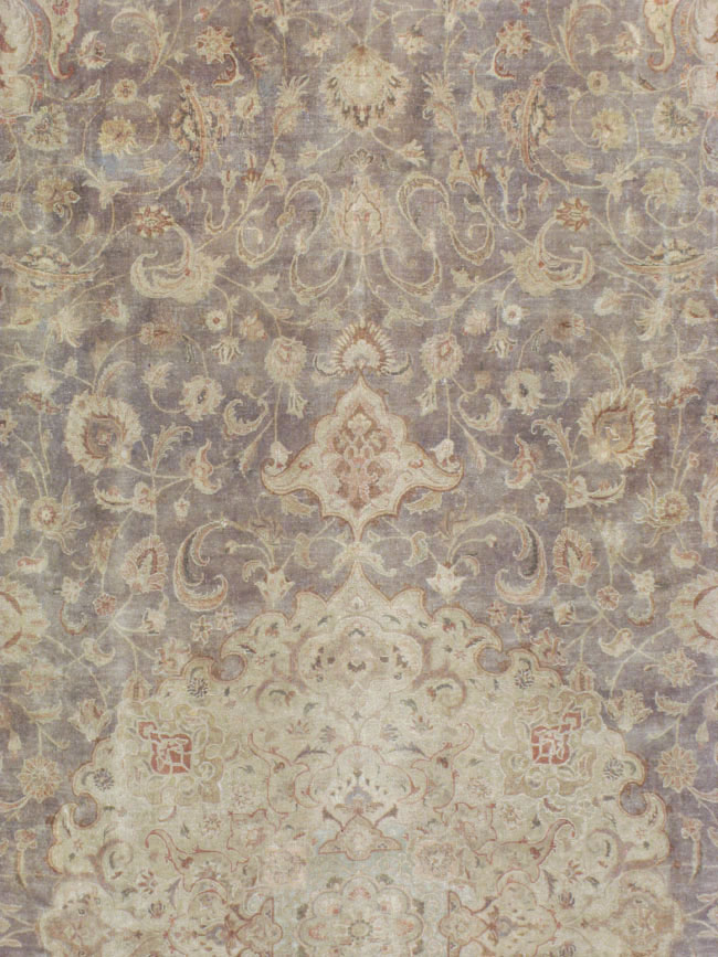 Vintage Persian Tabriz Carpet, No.13819 - Galerie Shabab