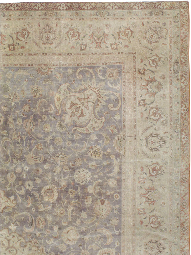 Vintage Persian Tabriz Carpet, No.13819 - Galerie Shabab