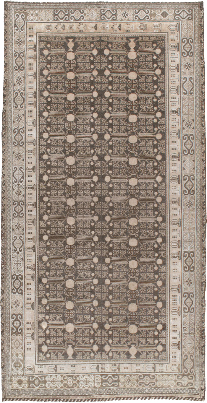 Antique East Turkestan Khotan Rug, No.13824 - Galerie Shabab