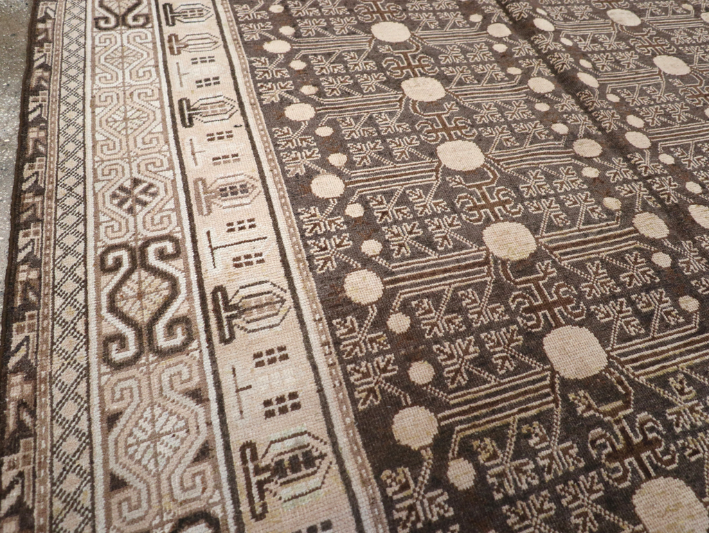 Antique East Turkestan Khotan Rug, No.13824 - Galerie Shabab