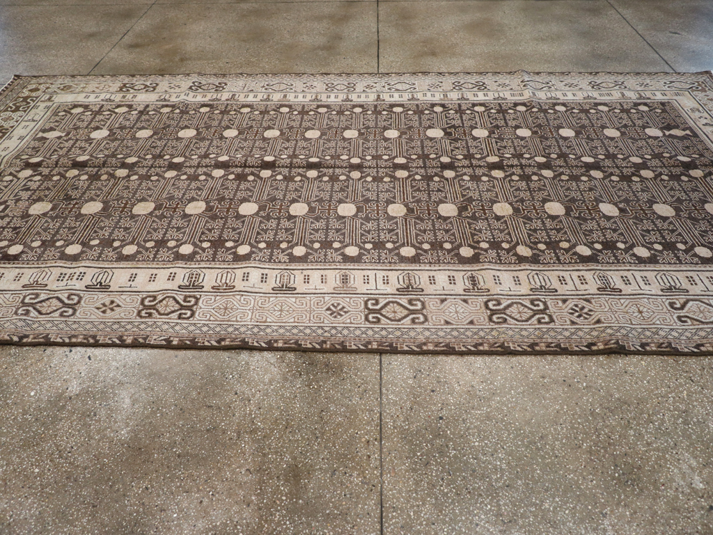 Antique East Turkestan Khotan Rug, No.13824 - Galerie Shabab