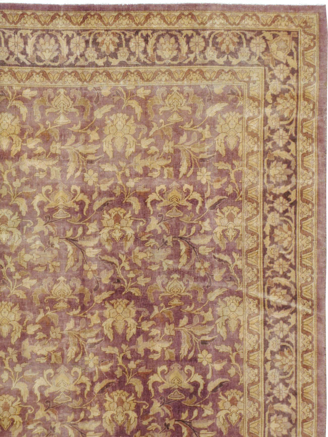 Vintage Indian Lahore Carpet, No.13838 - Galerie Shabab