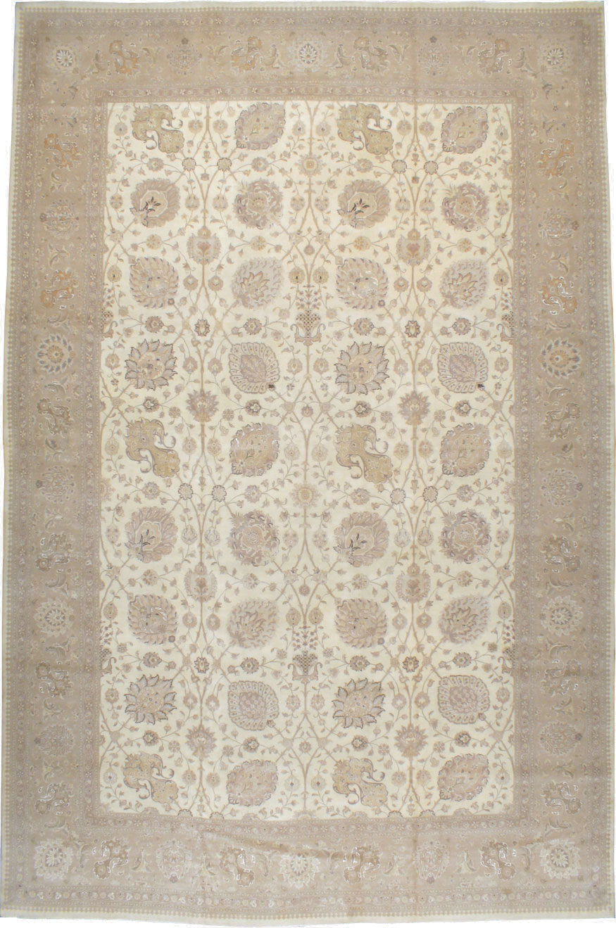 Vintage Persian Tabriz Carpet, No.13844 - Galerie Shabab