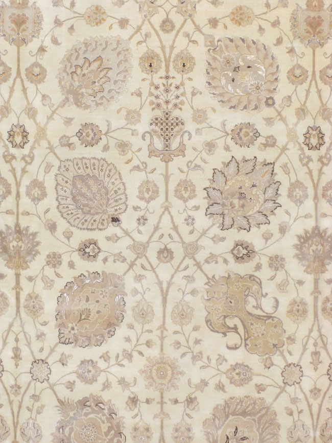 Vintage Persian Tabriz Carpet, No.13844 - Galerie Shabab