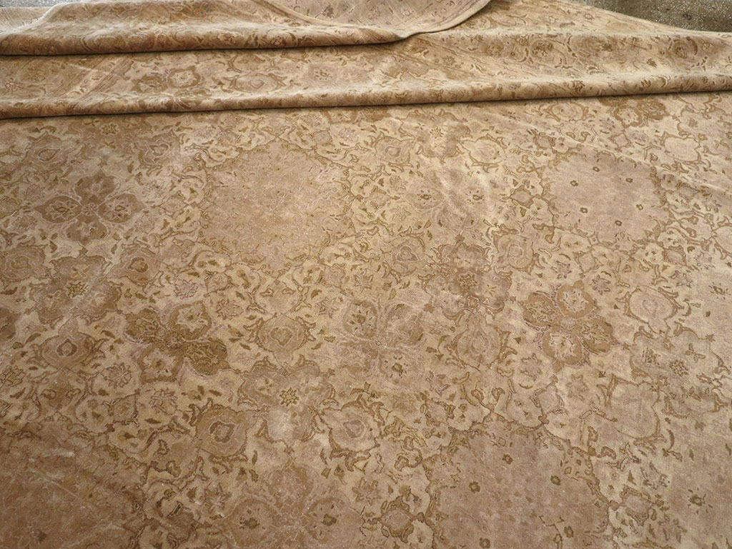 Vintage Persian Tabriz Oversize Carpet, No.13854 - Galerie Shabab