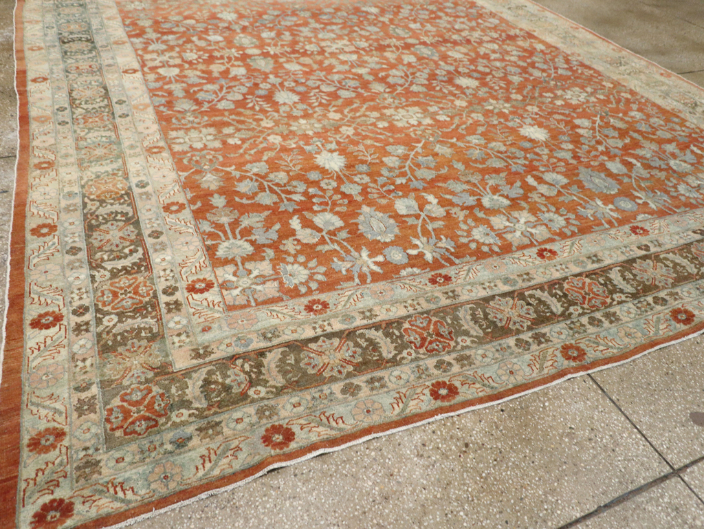 Antique Persian Bibikabad Square Room Size Carpet, No.13858 - Galerie Shabab
