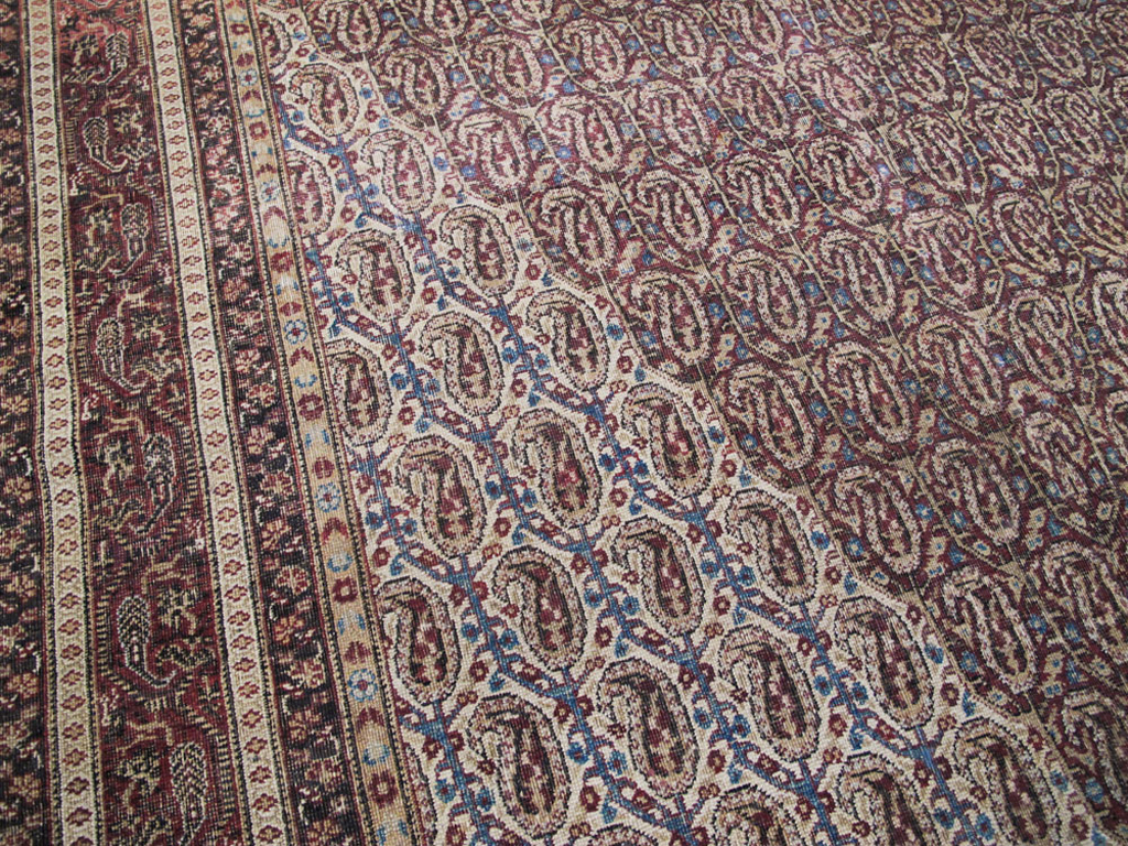 Antique Persian Khorossan Carpet, No.13869 - Galerie Shabab