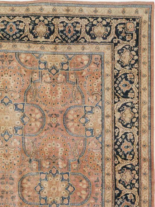 Antique Persian Mashad Carpet, No.13879 - Galerie Shabab