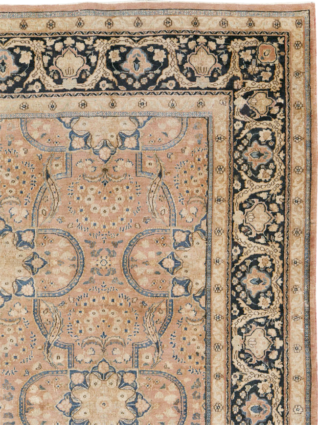 Antique Persian Mashad Carpet, No.13879 - Galerie Shabab