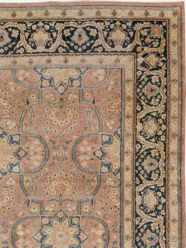 Antique Persian Mashad Carpet, No.13879 - Galerie Shabab